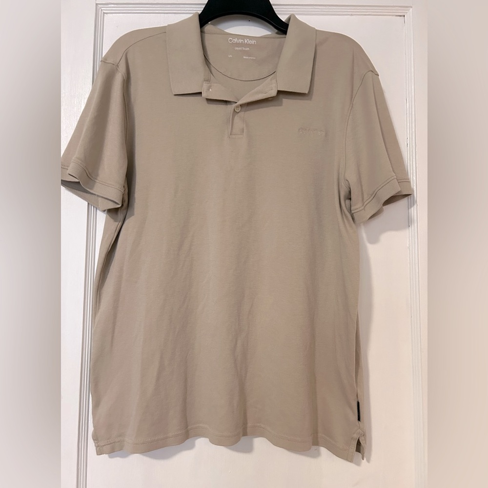 Men’s L CK liquid touch polo shirt